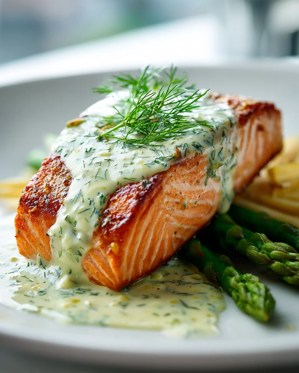 Lachsfilet mit Zitronen-Dill-Sauce – Einfach & Lecker!