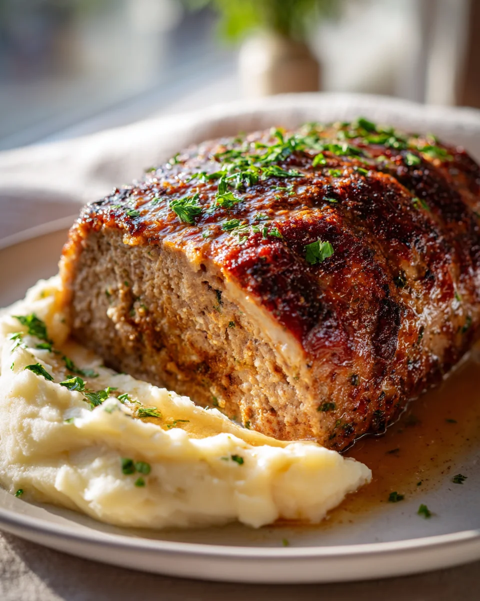 Saftiger Hackbraten aus dem Ofen