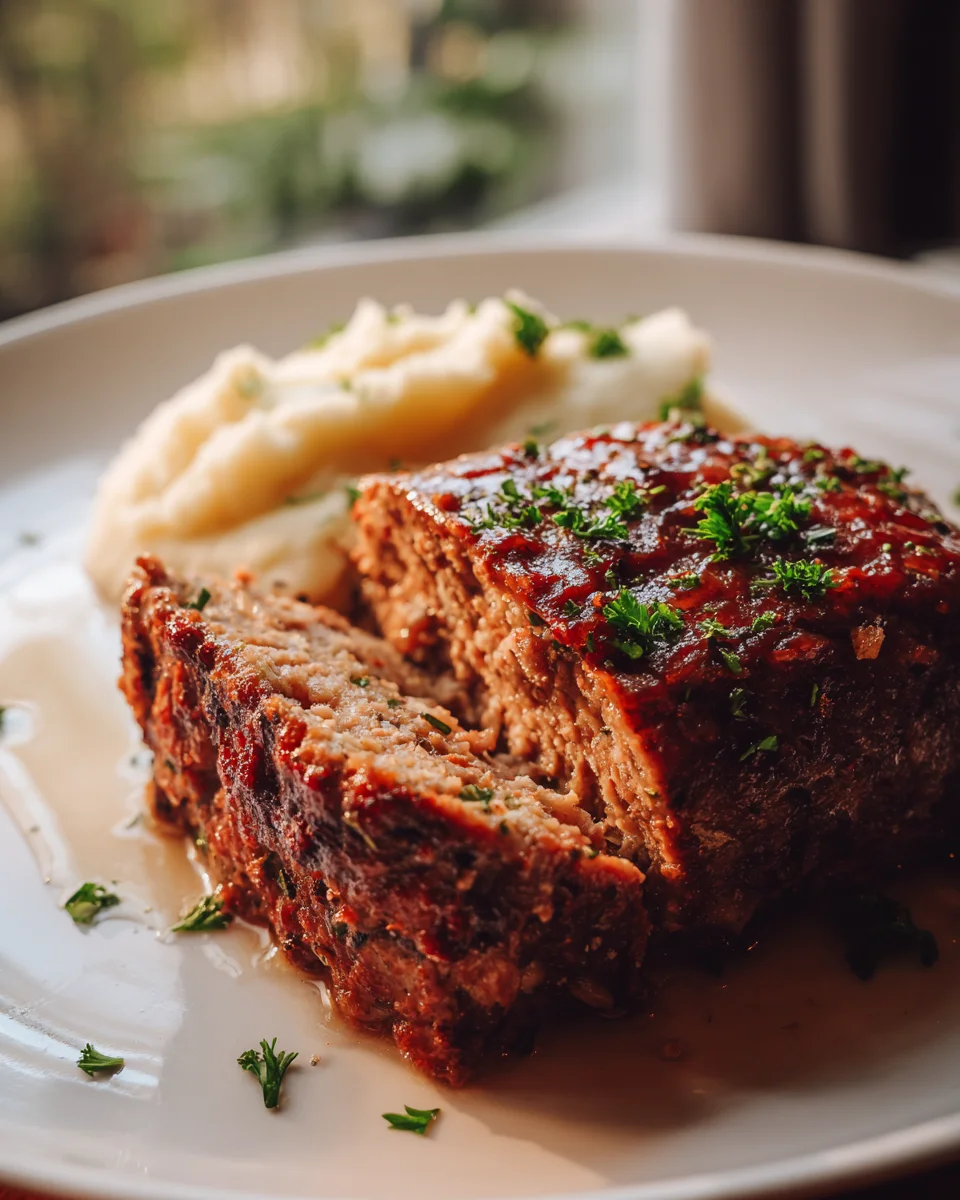 Saftiger Hackbraten aus dem Ofen